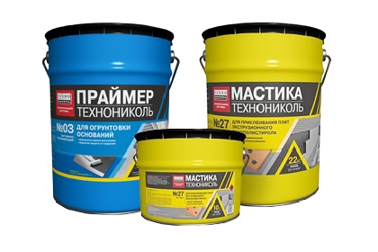 Мастики, праймеры