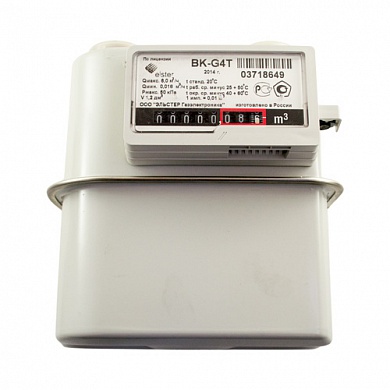 Счетчик газа BK-G4T (уличный) правост. с темп. корректором