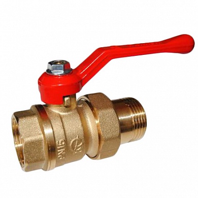 Кран шаровой Галлоп Стандарт 222 накидная гайка рычаг 25