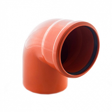 Отвод наружный 110х90° Политэк